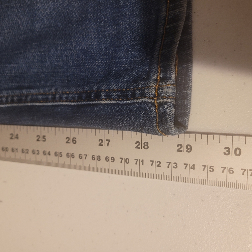 RAG & BONE Cate Mid-Rise Ankle Skinny Jeans Medium Wash Blue Valley Line Sz 28 - Picture 8 of 12
